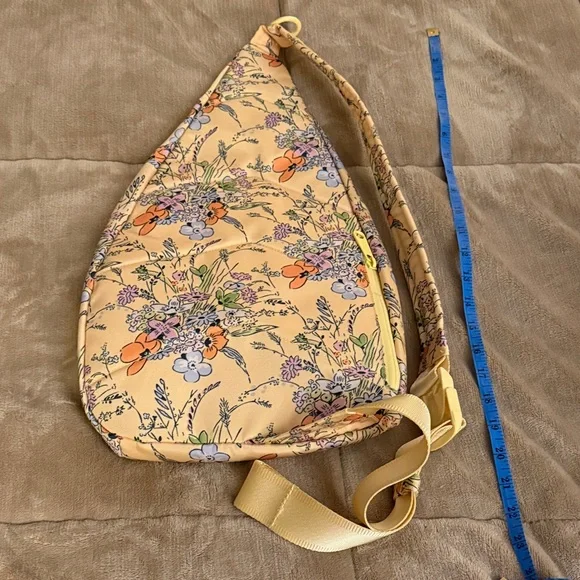 Vera Bradley Floral Sling Backpack in Yellow - Picture 5 of 9